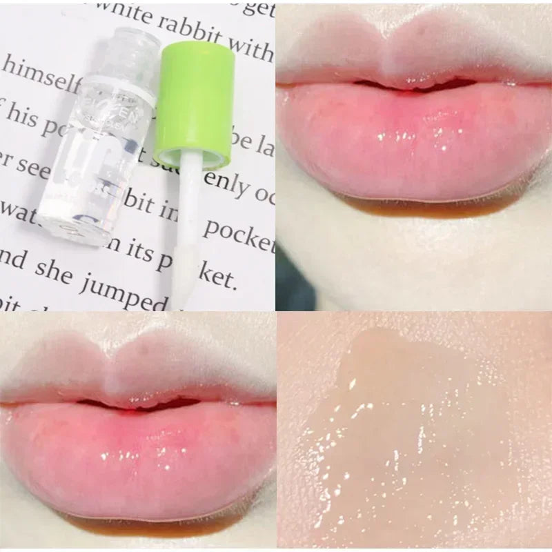6Pcs Water Glow Jelly Moisturizing Lip Gloss Set Transparent Lip Glaze Oil Hydrating Lip Plumper Liquid Lipstick Lips Cosmetic