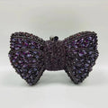 Newest Rhinestone Green/Black Clutch Purse Bow Luxury Diamond Women Red Evening Clutches Bags Wedding Bridal Bag Stones Handbags