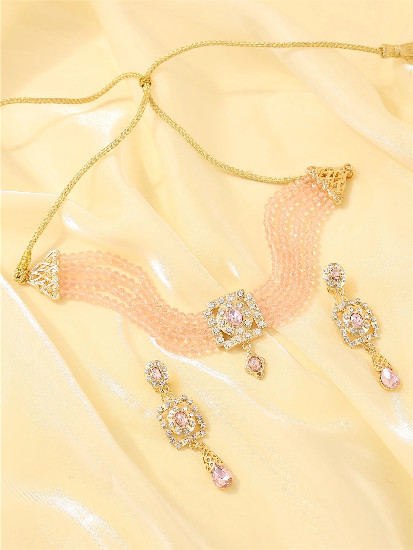 Moroccan ladies' popular crystal sets, Bohemian style, bridal wedding banquet accessories, ladies' gifts