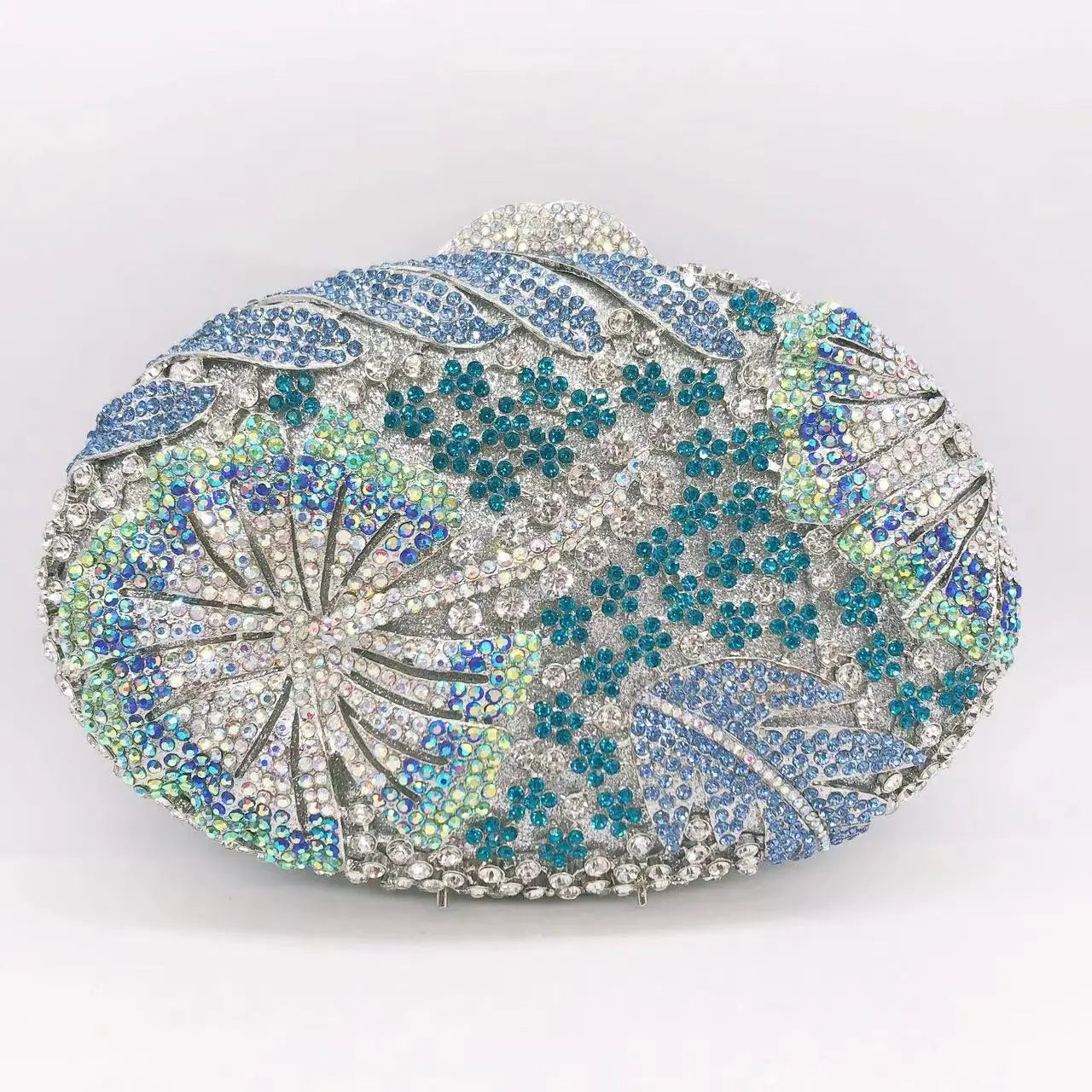 Blue/Yellow/White Multicolored Diamond Crystal Clutch Rhinestone Women Clutches High Quality Phone Wallet Best  Party Purse Bag