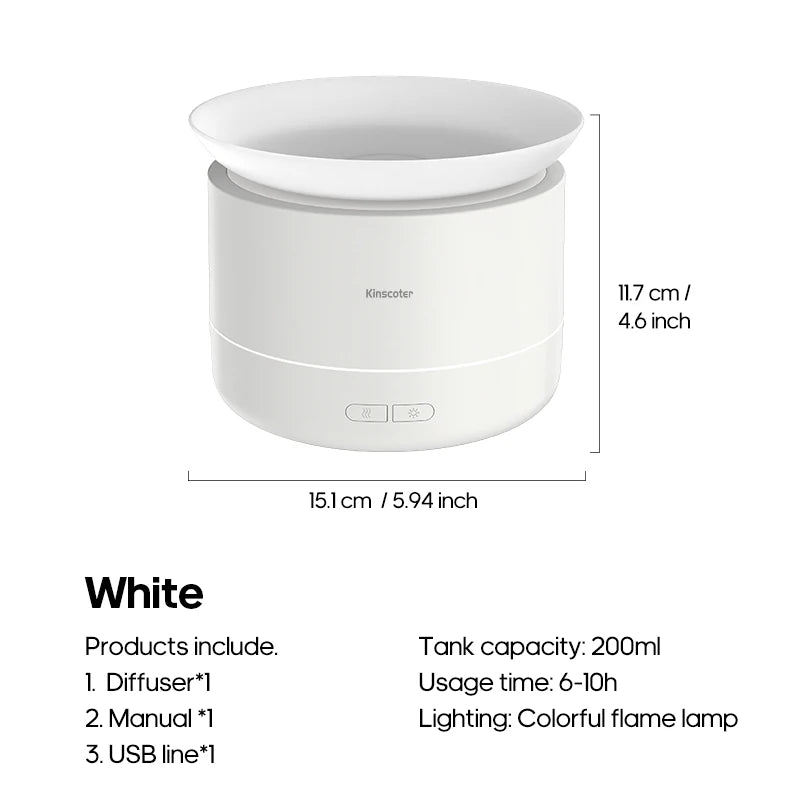 Ultra Quiet Mist Spray Surge Aromatherapy Diffuser with Colorful Lighting Essential Oil Humidifier Sprayer for Home Room Office