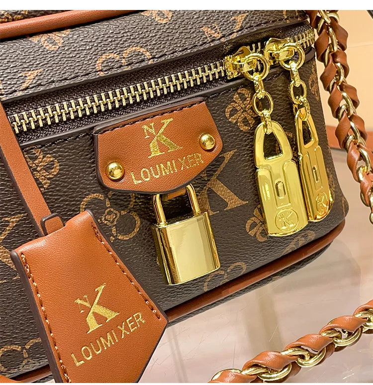 Brand women's handbag 2026 new autumn and winter retro commuting high-end designer crossbody bag bucket bag fashion