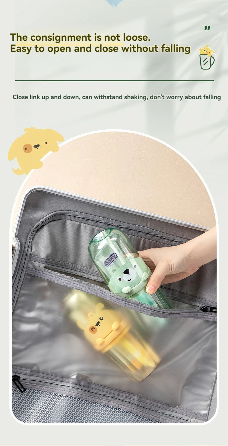 Creative Cartoon Toothbrush Storage Box Children's Set Travel Mouthwash Cup Portable Home Washing and Toothpaste Storage