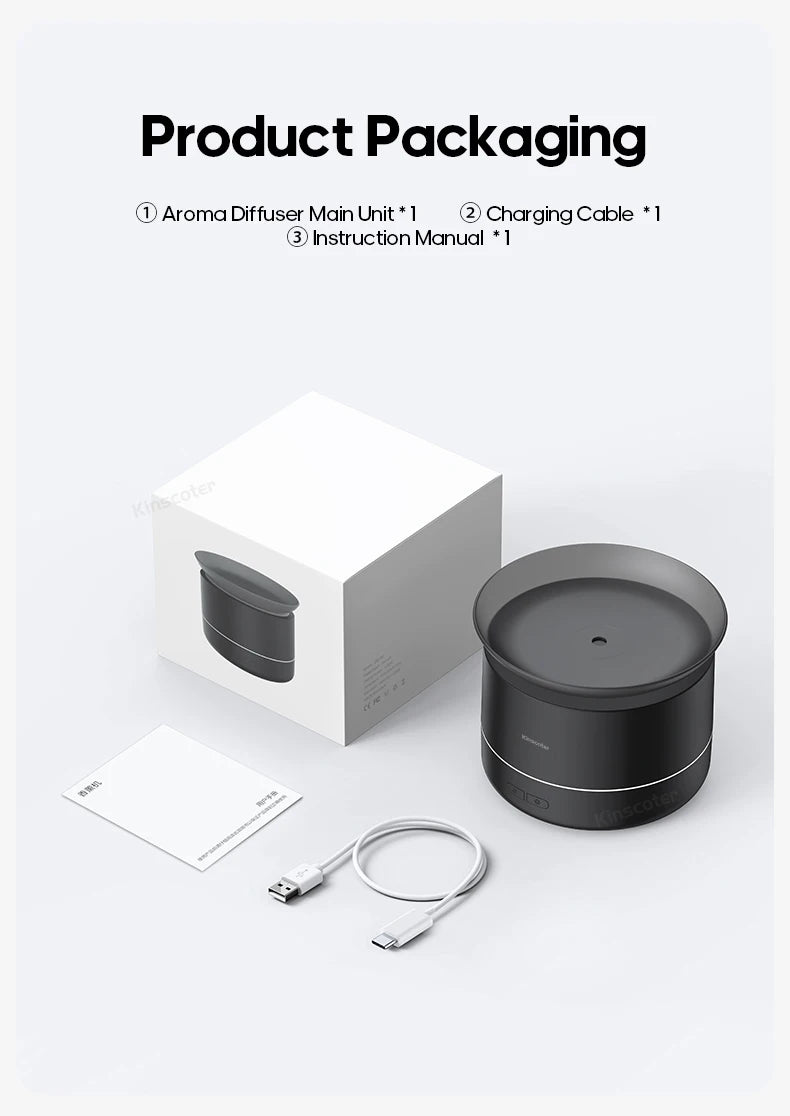 Ultra Quiet Mist Spray Surge Aromatherapy Diffuser with Colorful Lighting Essential Oil Humidifier Sprayer for Home Room Office