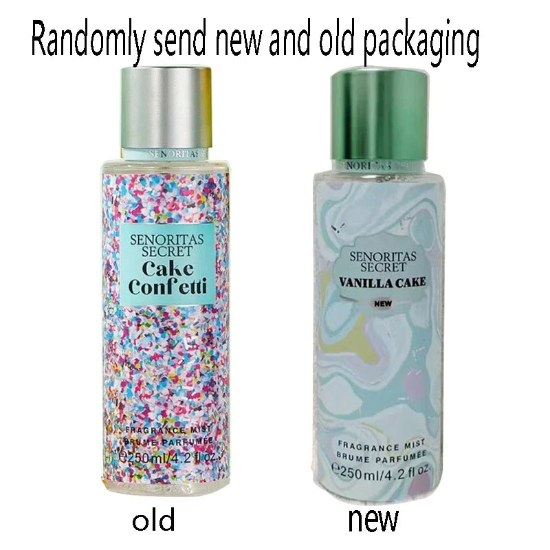 Body Spray Women's  Fragrance Floral and Fruit Tone Lasting Fragrance Thailand's 250ml