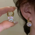 Concave Convex Uneven Ear Accessories Alloy Gift For Women's Gift Gold Colour Earring Ear Stud Heart Earrings Fashion Jewelry
