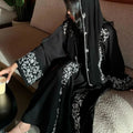 Muslim Women Dresses 3 Piece Sets Scarf Abaya Diamonds Ramadan Morocco Dubai Kaftan Party Vestidos Arab Long Robe Abayas Suits