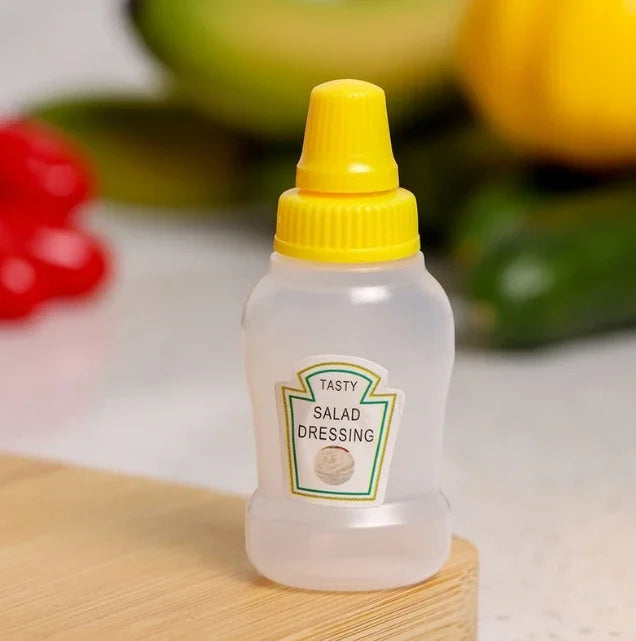 Mini Tomato Ketchup Bottle Portable Small Sauce Container Salad Dressing Pantry S For Bento Box Household Plastic Gravy Boat