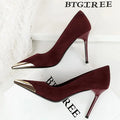 BIGTREE 2026 Spring Autumn Pointed Toe Leopard Woman Pumps Thin Heels Fashion Party Ladies Shoes Zapatillas De Mujer