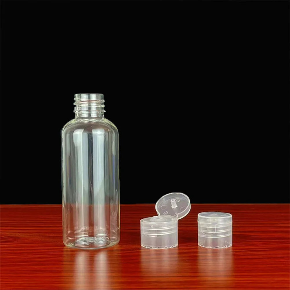 10-100ml Travel Bottles Refillable Transparent Plastic Bottle Empty Shampoo Dispenser Multi-use Travel Container For Cosmetics