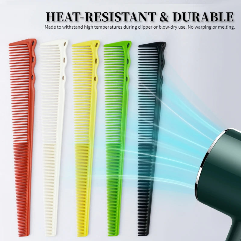 1/5PCS Barber Side Corners Fade Combs Pro Tapered Haircut Combs For Men Women Heat Resistant Smooth Hair Comb Styling Tools