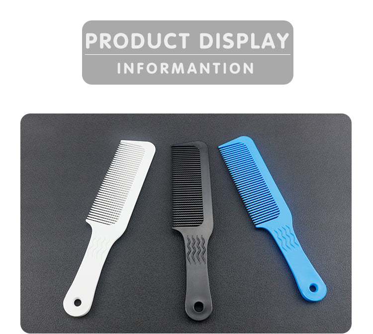 Barber Hairdressing Clipper Comb Anti Static Flat Top Comb for Hairdresser Barber Cutting Comb Professional Salon Beauty Tools