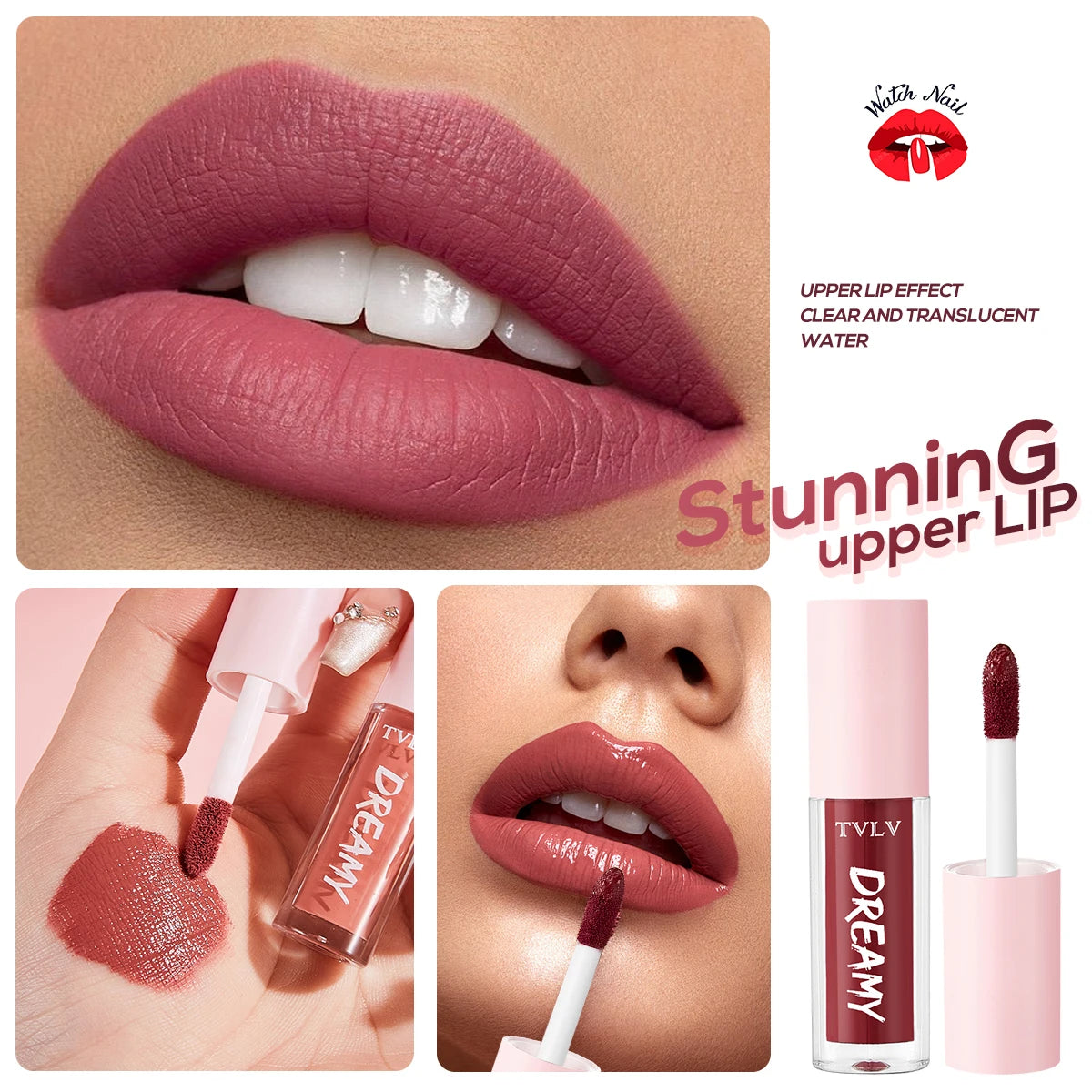 10 Pieces/Set Lip Gloss Velvet Lipstick: Waterproof and Long-Lasting Lip Gloss Women's Moisturizing Set Valentine's Day gift