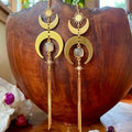 Fashionable Sun Star Moon Bohemian Style Dangle Earrings for Women Party Hippie Statement Long Jewelry Minimalism Women Gift