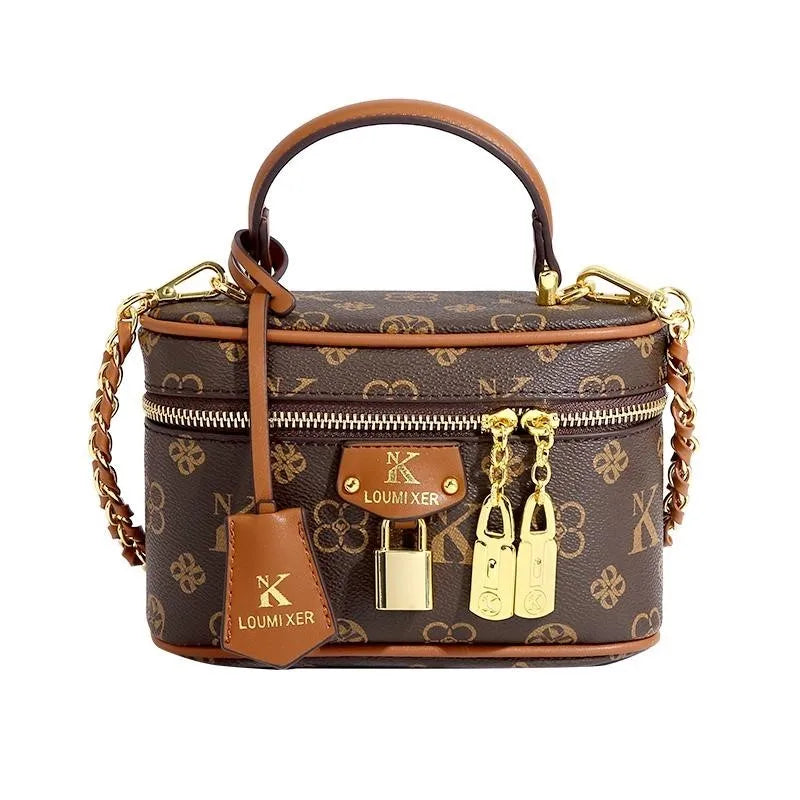 Brand women's handbag 2026 new autumn and winter retro commuting high-end designer crossbody bag bucket bag fashion