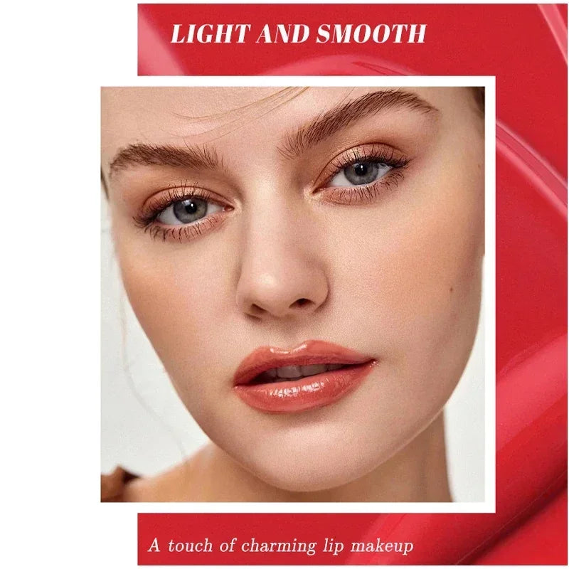 6Pcs Water Glow Jelly Moisturizing Lip Gloss Set Transparent Lip Glaze Oil Hydrating Lip Plumper Liquid Lipstick Lips Cosmetic