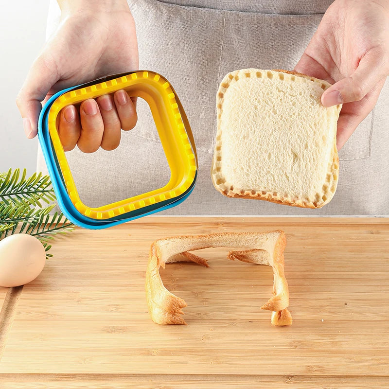 Sandwich cutting and sealing machine, biscuit plastic cutting machine, household kitchen tools, baking molds, creative cutting