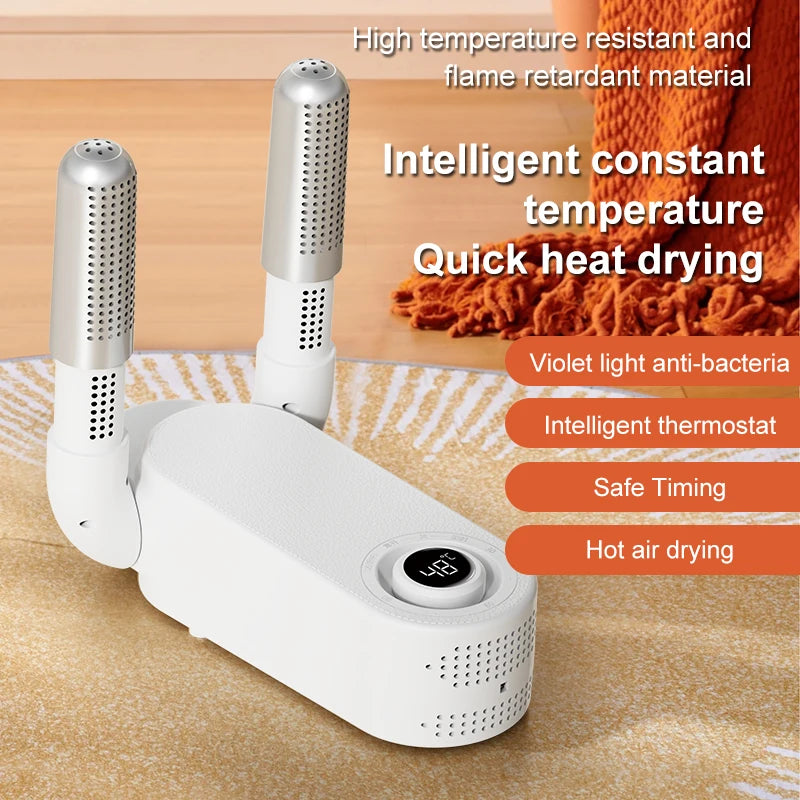 Boot Dryer with UV light Sterilization Disinfeciton for Shoes Work Boots Shoe Dryer with Heat Blowe Glove Dryer & Boot Warmer