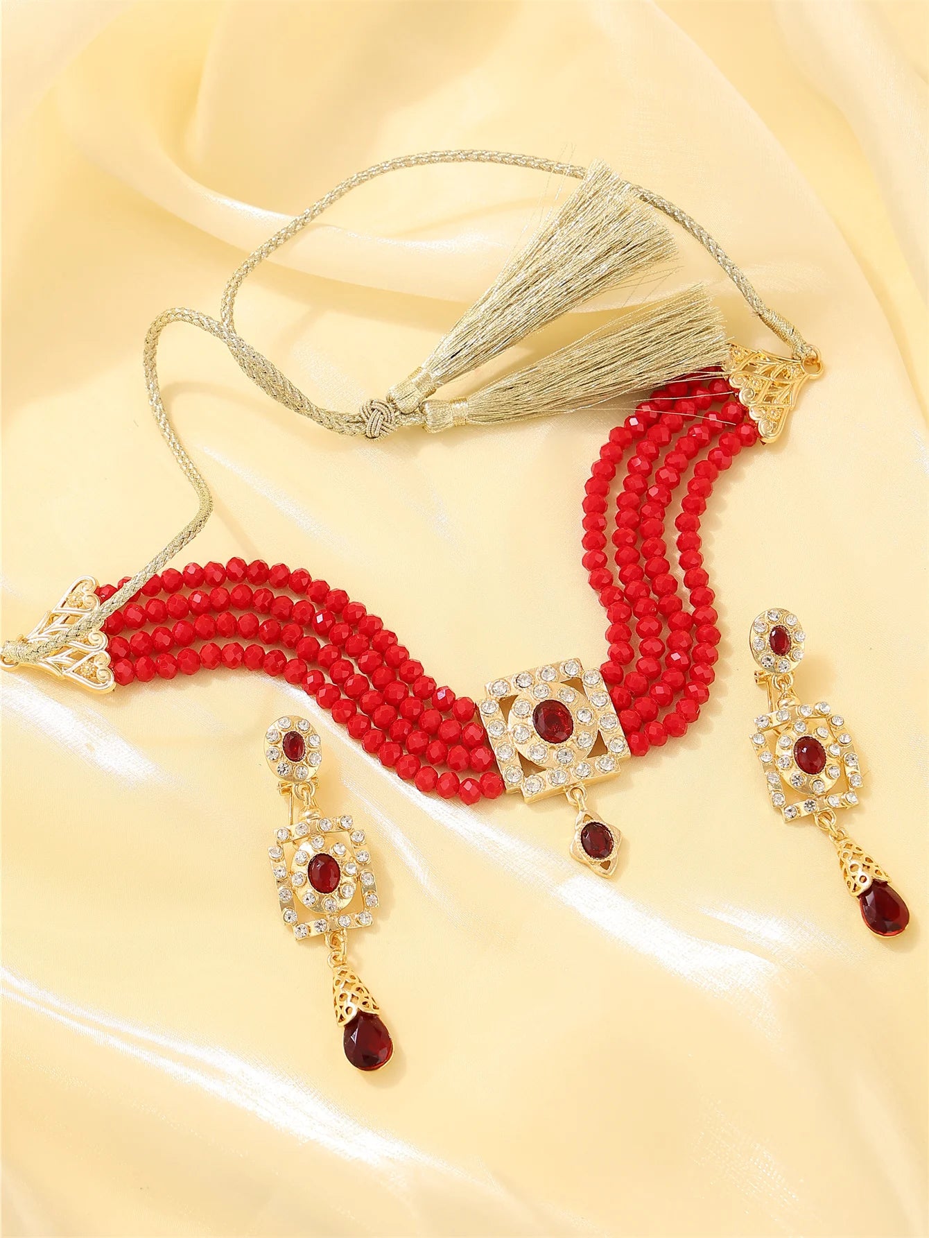 Moroccan ladies' popular crystal sets, Bohemian style, bridal wedding banquet accessories, ladies' gifts