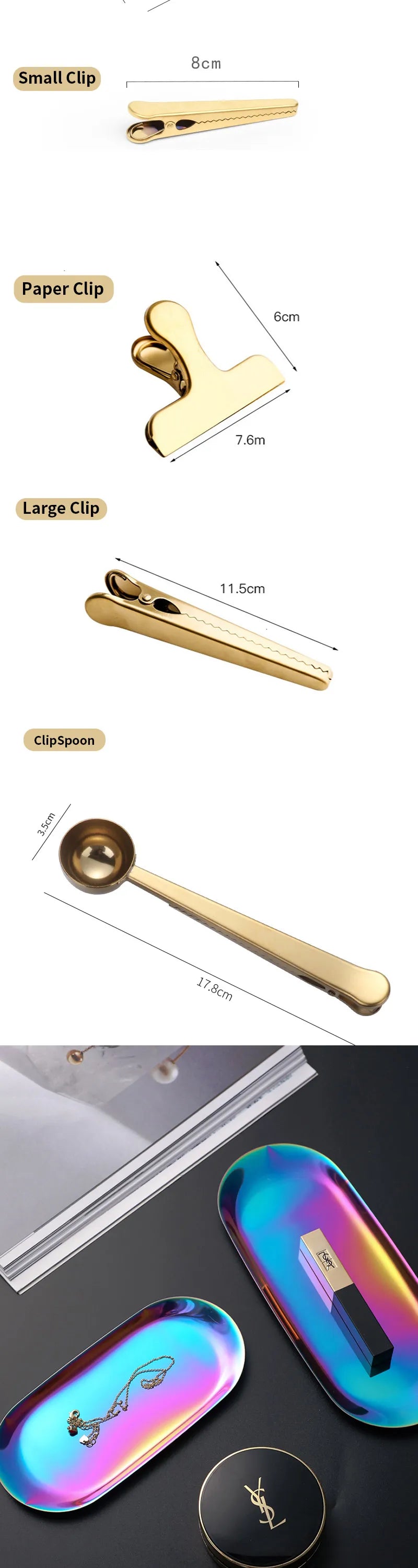 Stainless Steel European Oval Gold Tray Thickened Western Food Dessert Single Layer Flat Tray Jewelry Item Multi-Purpose Storage