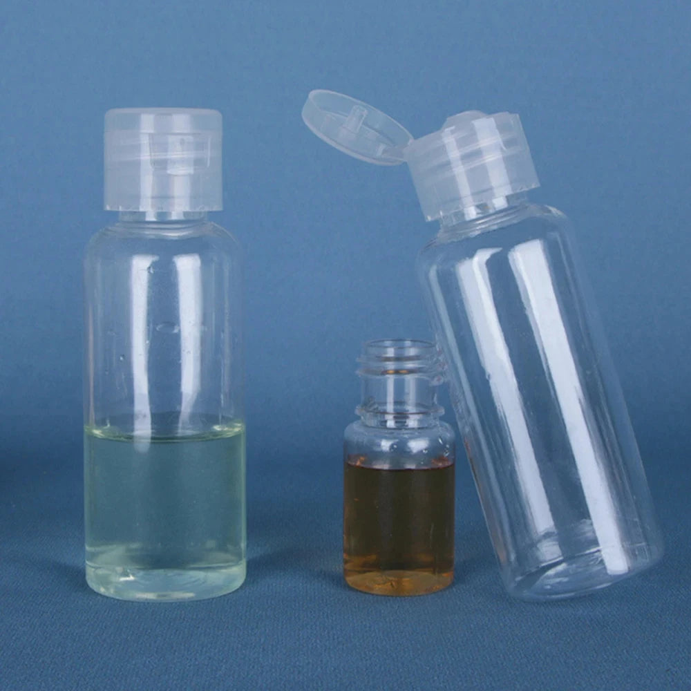 10-100ml Travel Bottles Refillable Transparent Plastic Bottle Empty Shampoo Dispenser Multi-use Travel Container For Cosmetics
