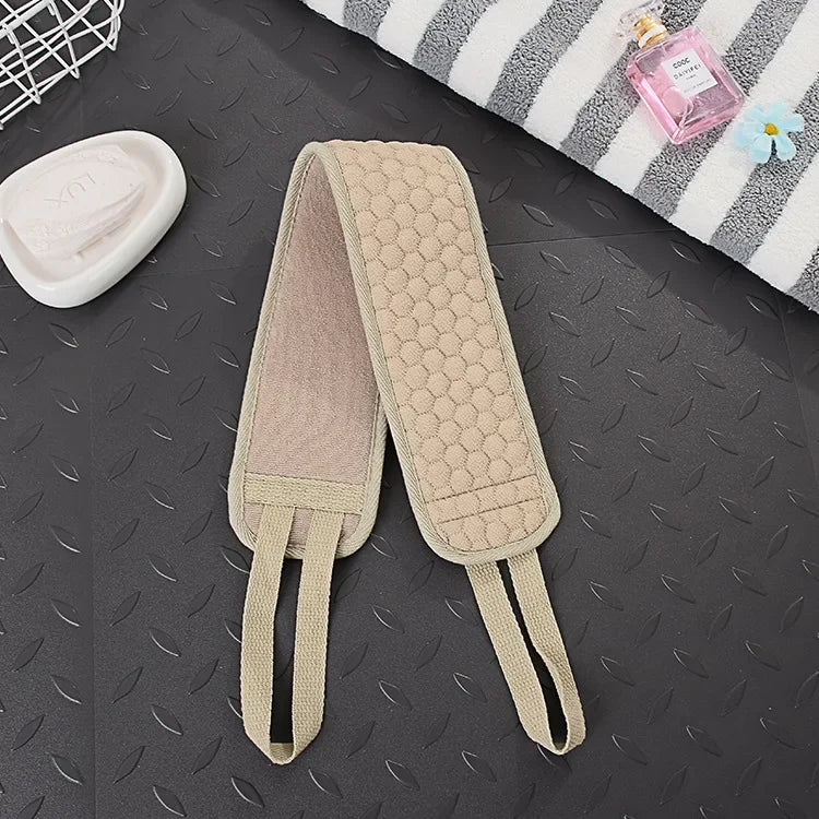 Shower Exfoliating Back Scrubber Bath Belt Towel Ball Glove Deep Mud Clean Korean Body Washcloth Japanese Rear Scrub Pull Strap