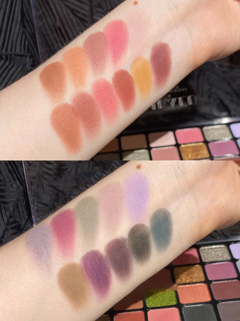 Shimmer Eyeshadow Palette 40 Colors Eye Shadows Matte Glitter Pigment Eye Shadows Wterproof Korean Eye Makeup Palette Cosmetics