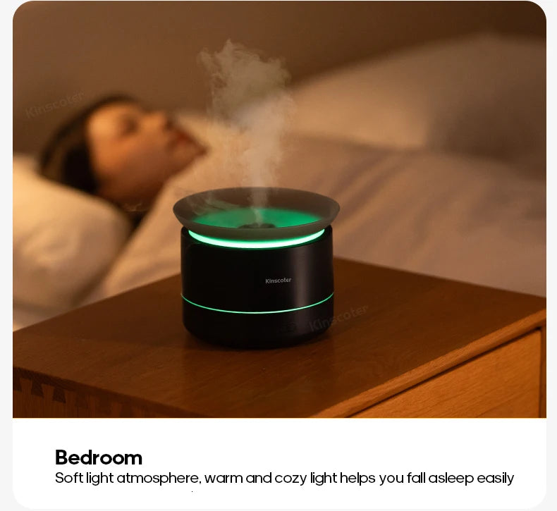 Ultra Quiet Mist Spray Surge Aromatherapy Diffuser with Colorful Lighting Essential Oil Humidifier Sprayer for Home Room Office