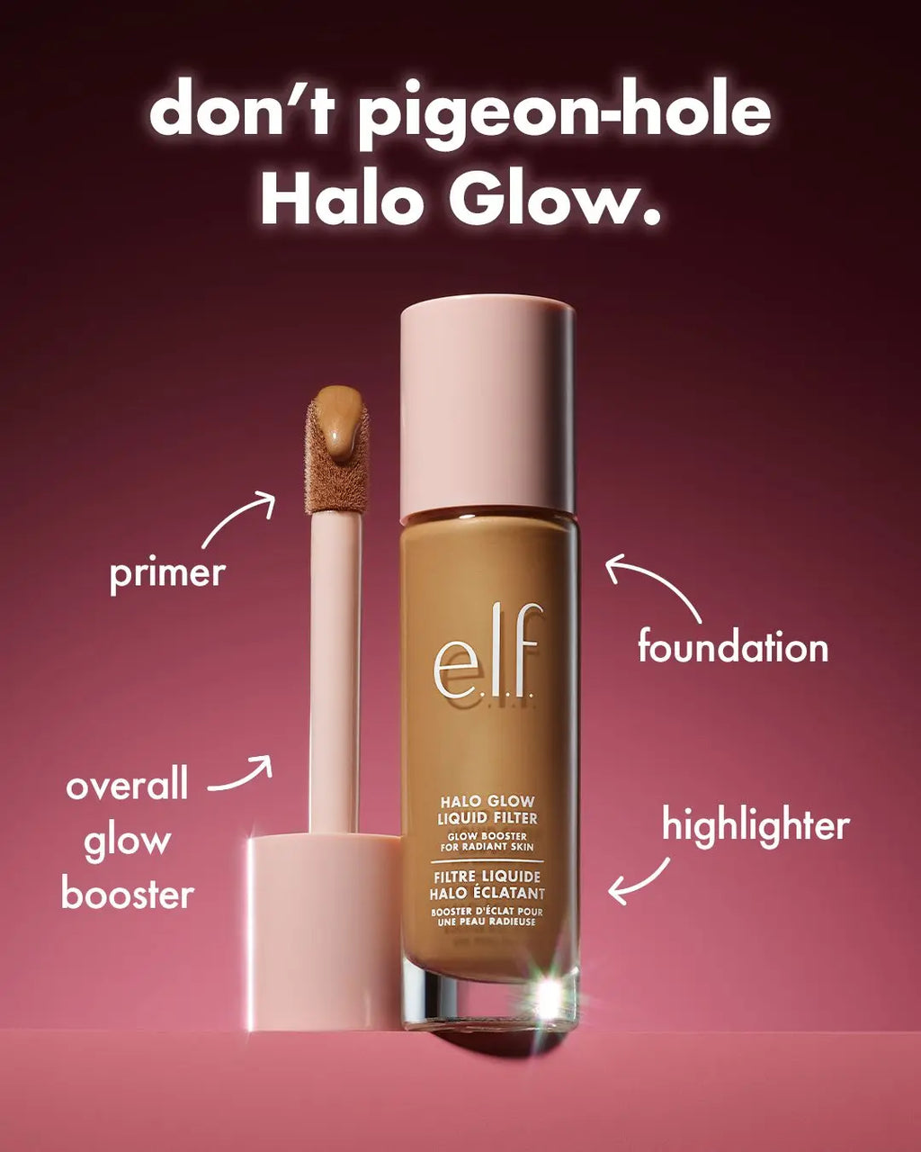 Hot ELF Foundation Liquid Long-lasting up to 24 Hours Moisturizing Primer Non-greasy Helps Makeup Go on More Smoothly Makeup