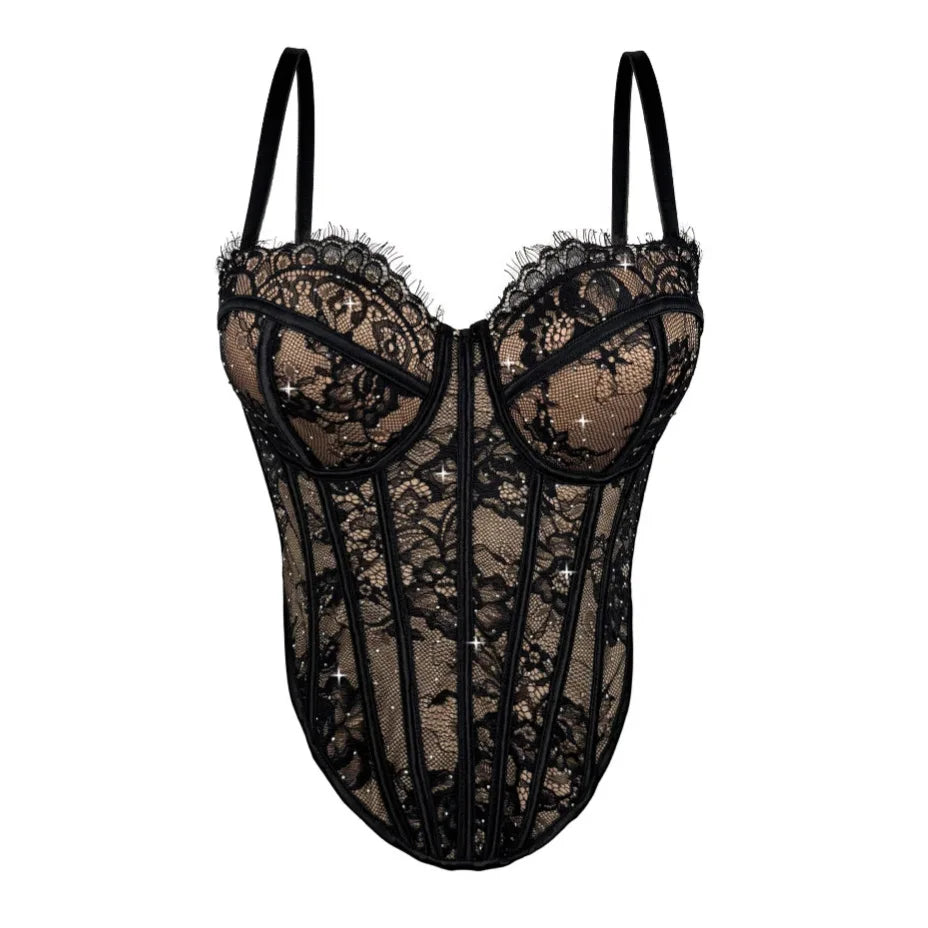 Y2k Tops Shirts for Women Clothing Camis Tees Tank Top Women Clothes Sexy Corset Hotsweet Party Club Stage Show Underwear
